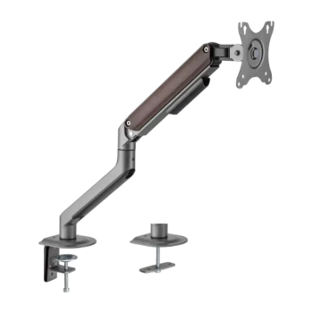 VSYS VMAE-C012 Fit Screen Size of 17″ to 32″ With the Weight Upto 9Kg for Single Monitor Economical Spring-Assisted Monitor Arm