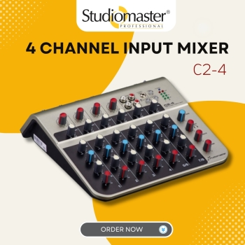 StudioMaster 4 Channel Input Mixer