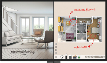 BenQ CP6501K 65” 4K DuoBoard Corporate Interactive Flat Panel 