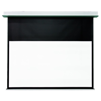 DMInteract 92inch 16:9 4K Electric Non-Tensioned In-Ceiling Projector Screen For Long Throw Projectors - Glass Matte White 