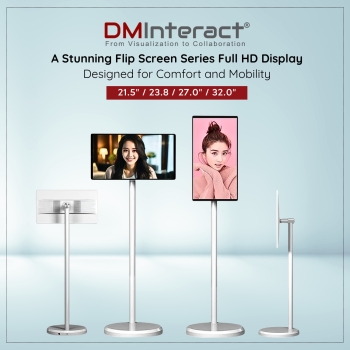 DMInteract DM-24FS 23.8 Inches Mobility Interactive Full HD Flip Screen Display