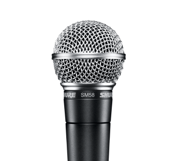 Shure SM58-LCE MICROPHONE Vocal Dynamic - Cardioid