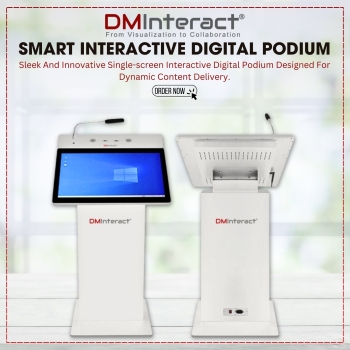 DMInteract DM-POD27 Single Screen Full HD Smart Interactive Digital Podium