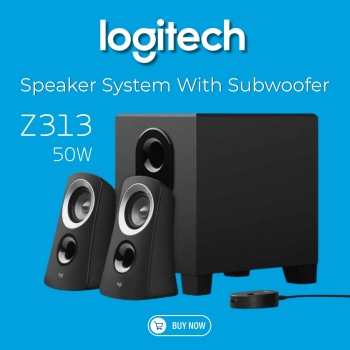 Logitech Z313 Speaker System With Subwoofer 