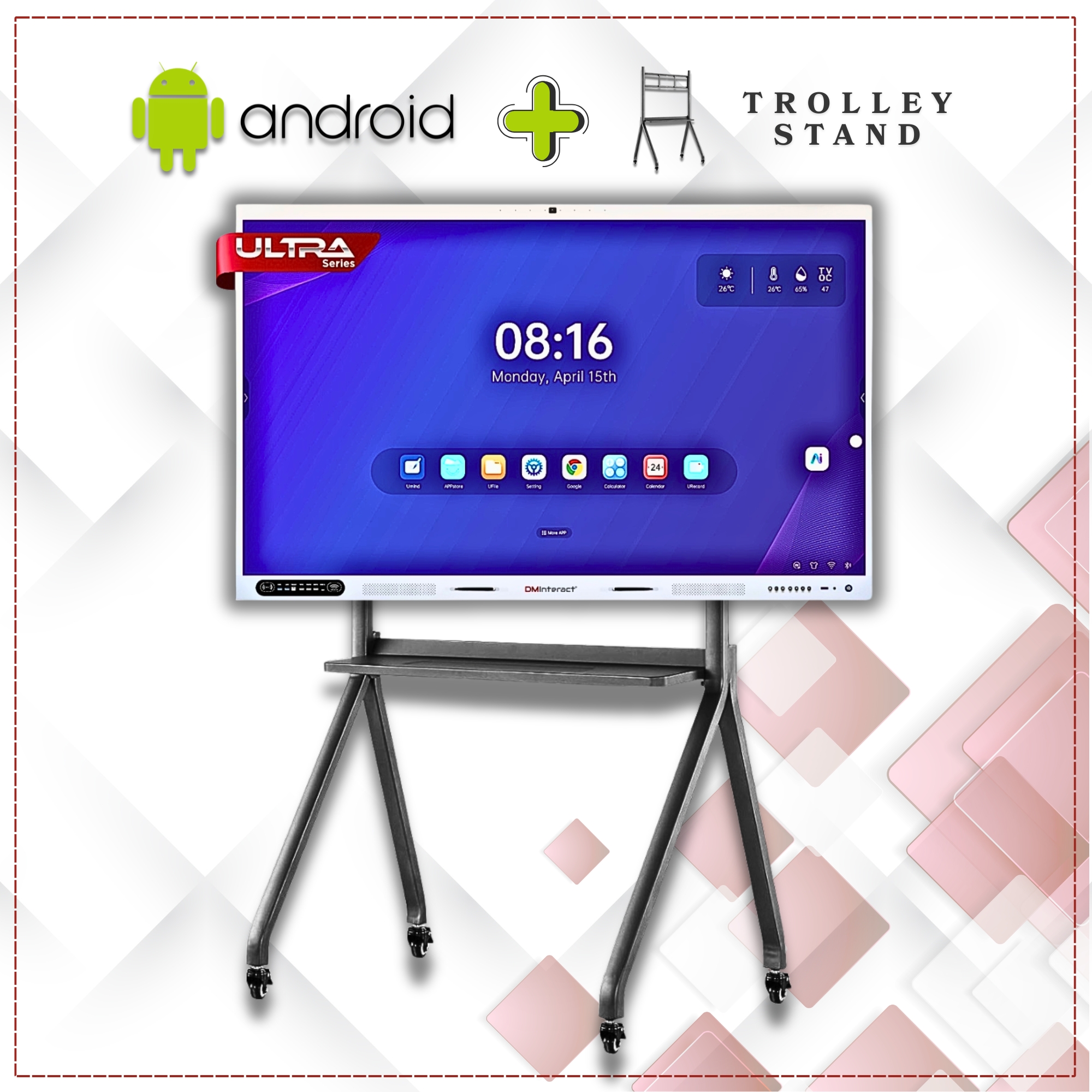 Android + Trolley Stand