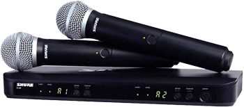 Shure BLX288UK PG58X K14 Dual Handheld Microphone