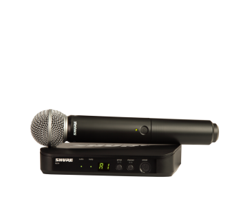 SHURE - BLX24UK/SM58X-K14 BLX24 Wireless Vocal System With SM58 Handheld