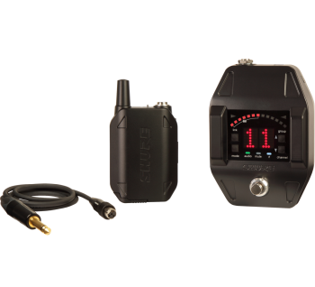 Shure GLXD16 Bodypack Wireless System with GLXD6 Guitar Pedal Receiver