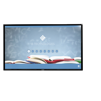 i3 i3Touch Excellence E1065 4K Interactive Touch Display, 65", 16:9, 20 Touch with Wall Mount