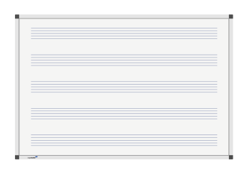 Legamaster 7-101963 Premium Music Lines Board 100 x 150 cm