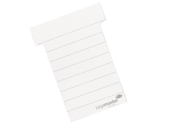 Legamaster T-cards 101 mm Wide 100 Pieces White