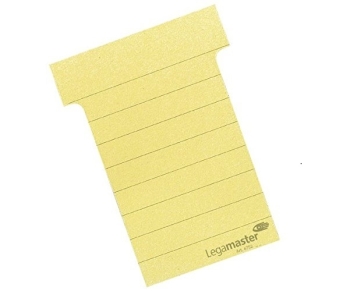 Legamaster T-cards 101 mm Wide 100 Pieces Yellow