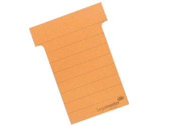 Legamaster T-cards 70 mm Wide 100 Pieces Orange In One Set