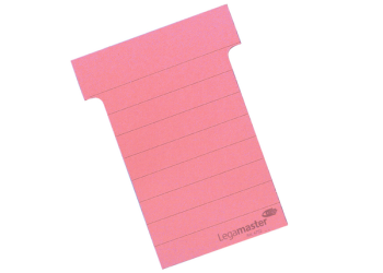 Legamaster T-cards 70 mm Wide 100 Pieces Pink In One Set